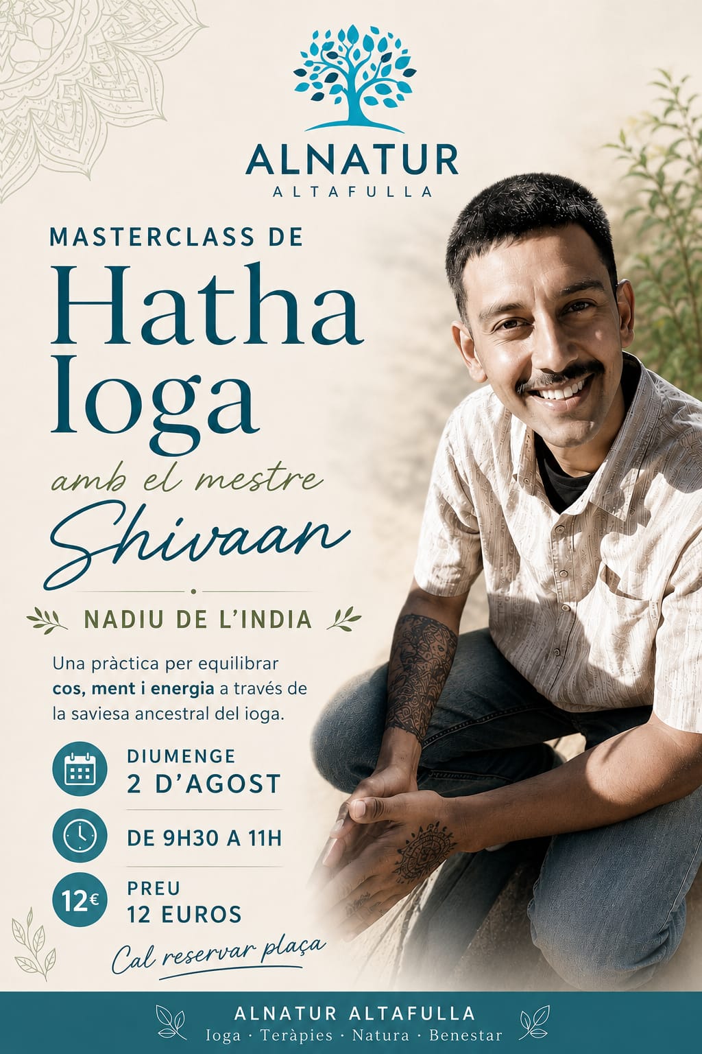 MASTERCLASS DE HATHA IOGA AMB SHIVAAN